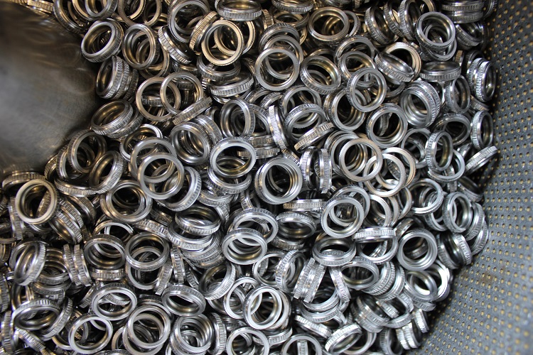 Ring nut produced in the Emme-TI cnc machining center in Italy.